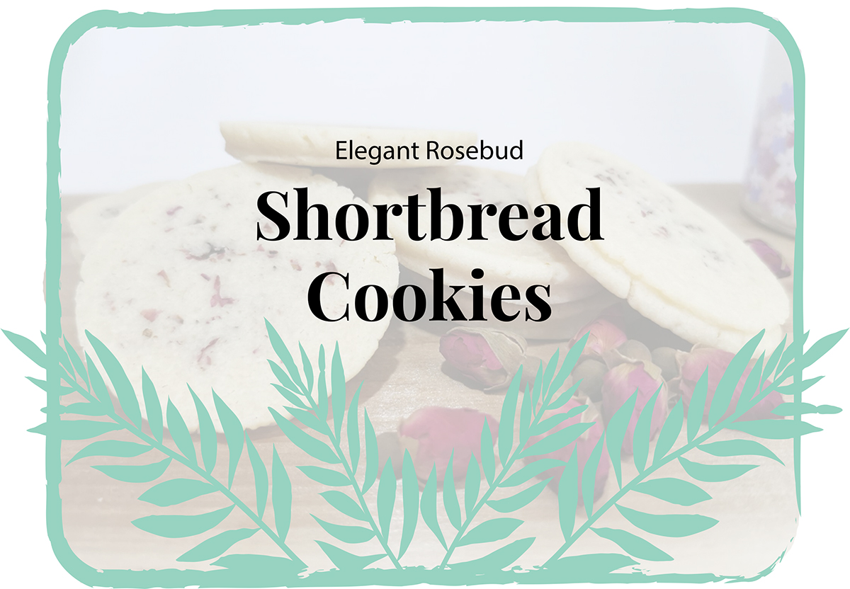 Rosebud Shortbread cookies